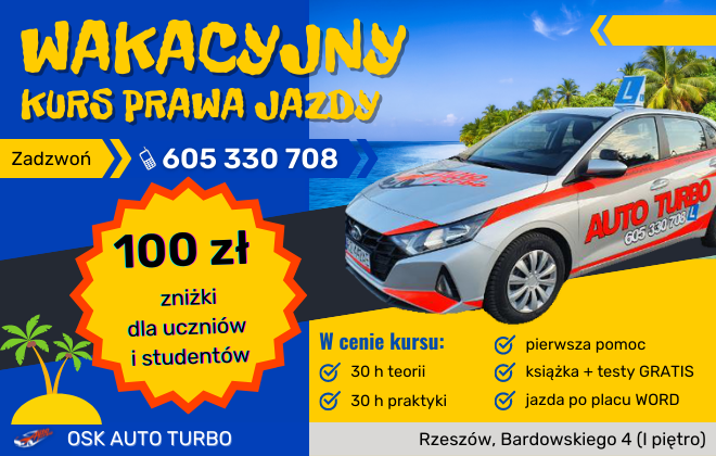 OSK-AUTO-TURBO-promocja-wakacyjna-dla-wszystkich-uczniów-i-studentów-100-zl-znizki
